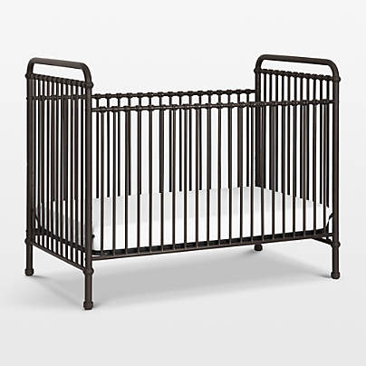 Namesake Abigail Black Vintage Iron 3-in-1 Convertible Baby Crib