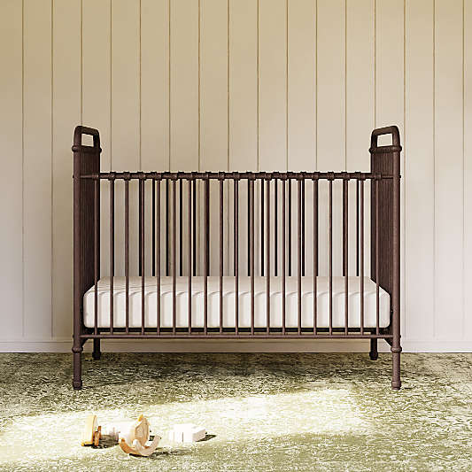 Namesake Abigail Black Vintage Iron 3-in-1 Convertible Baby Crib