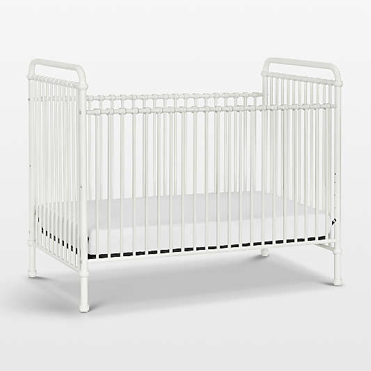 Namesake Abigail Washed White Iron 3-in-1 Convertible Crib