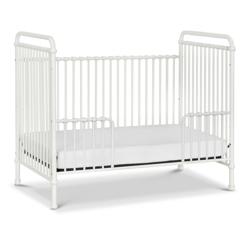Namesake Abigail Washed White Iron Toddler Bed Rail - image 1 of 3
