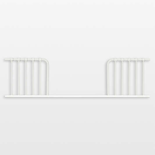 Namesake Abigail Washed White Iron Toddler Bed Rail