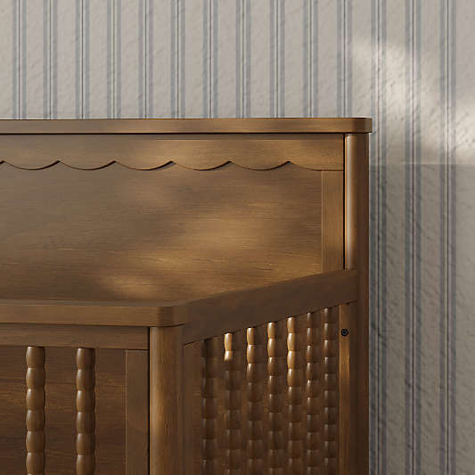 Namesake Ambrosia Natural Walnut 4-in-1 Convertible Crib