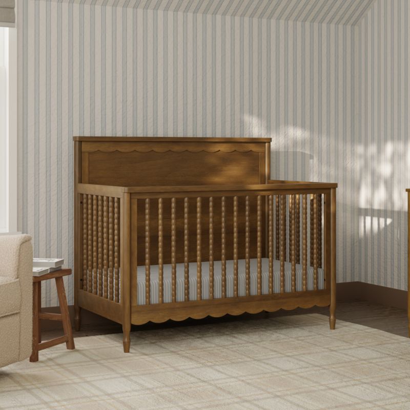 Namesake Ambrosia Natural Walnut 4-in-1 Convertible Crib - image 2 of 6