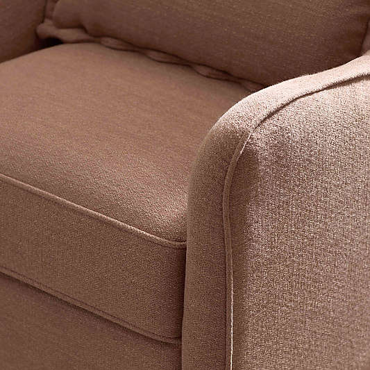 Namesake Devon Dusty Rose Swivel Glider Nursery Chair