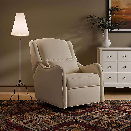 Namesake Devon Ivory Swivel Glider Nursery Chair