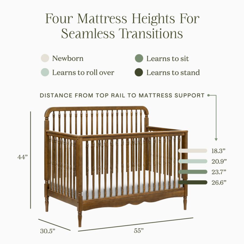 Namesake Liberty Natural Walnut 4-in-1 Convertible Crib - image 2 of 4