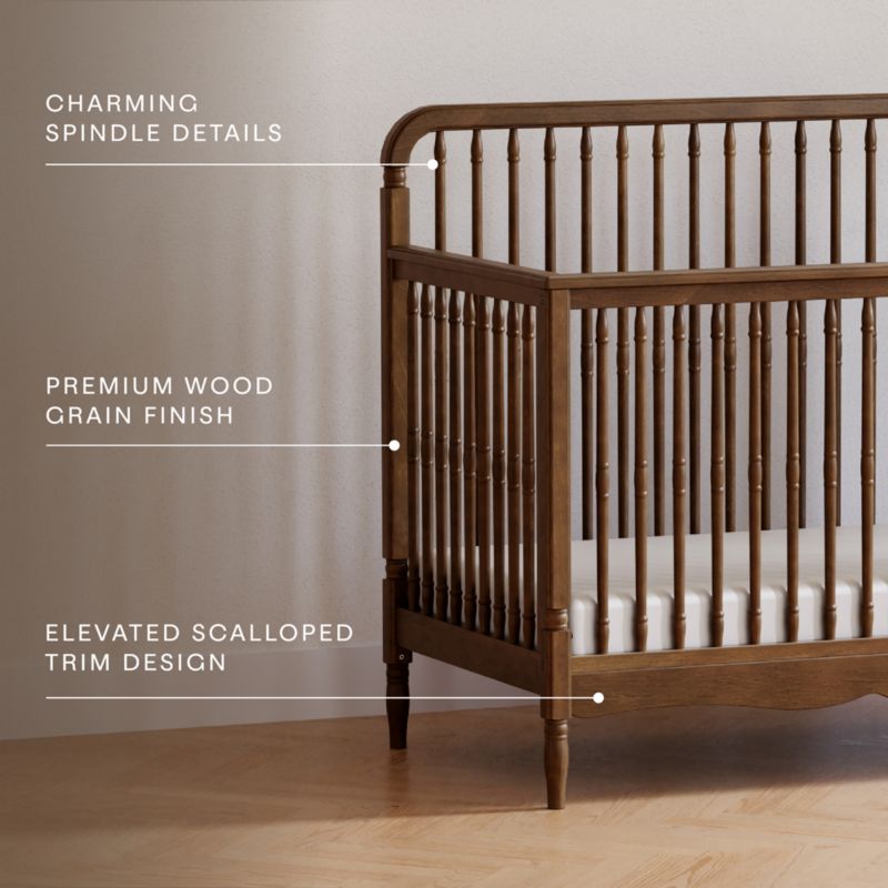 Namesake Liberty Natural Walnut 4-in-1 Convertible Crib - image 1 of 4