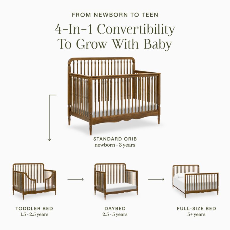 Namesake Liberty Natural Walnut 4-in-1 Convertible Crib - image 3 of 4