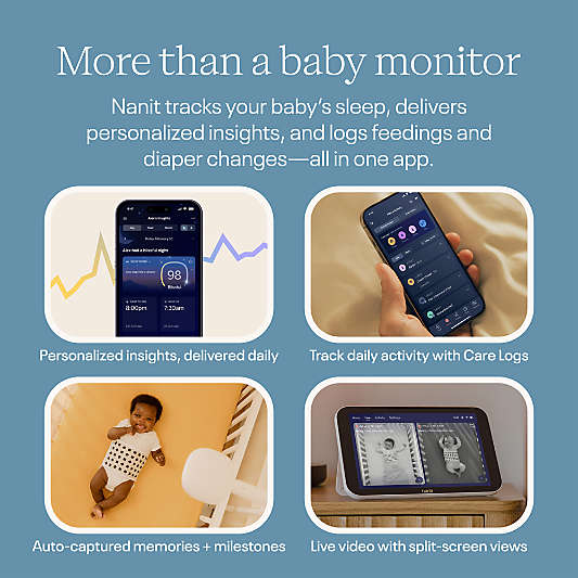 Nanit Smart Baby Monitor System with Wall Mount