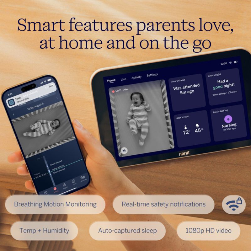 Nanit Smart Baby Monitor System with Floor Stand - image 3 of 7