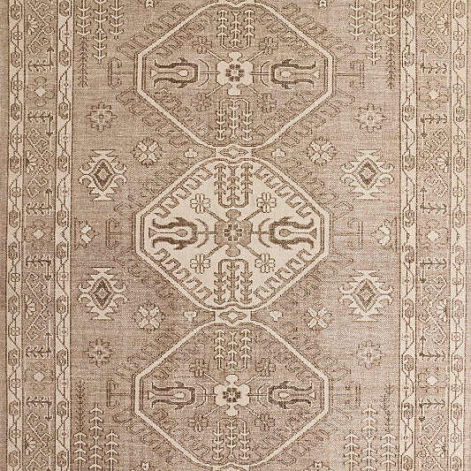 Naples Performance Traditional Ivory Handknotted Area Rug