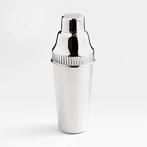 Fenton Graphite Cocktail Shaker + Reviews | Crate & Barrel