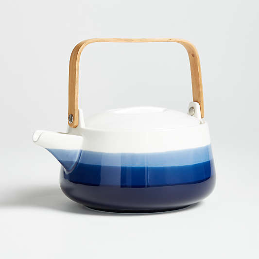 Nari Ceramic Teapot with Wood Handle