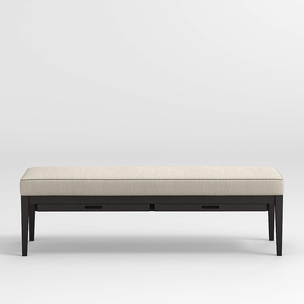 Nash Large Bench With Tray Crate And Barrel