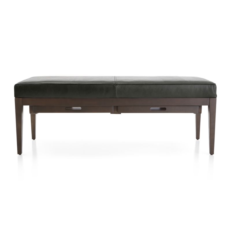 Nash Leather Small Bench with Tray - image 4 of 10