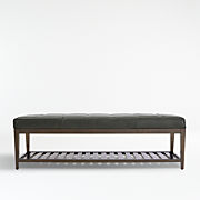 Batten 16" White Oak Wood Bath Wall Shelf
