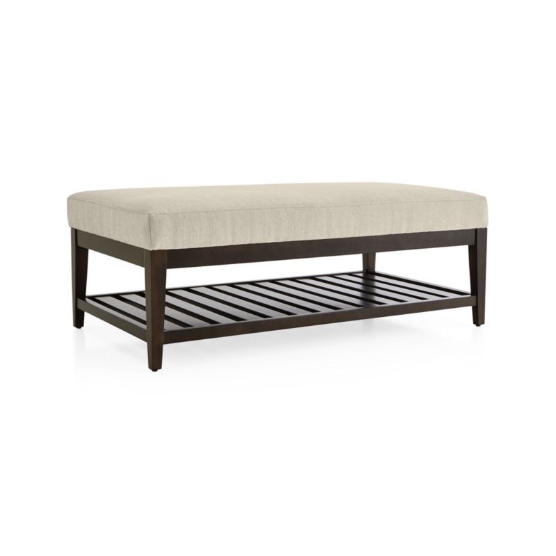 Nash Rectangular Ottoman with Slats - image 3 of 5