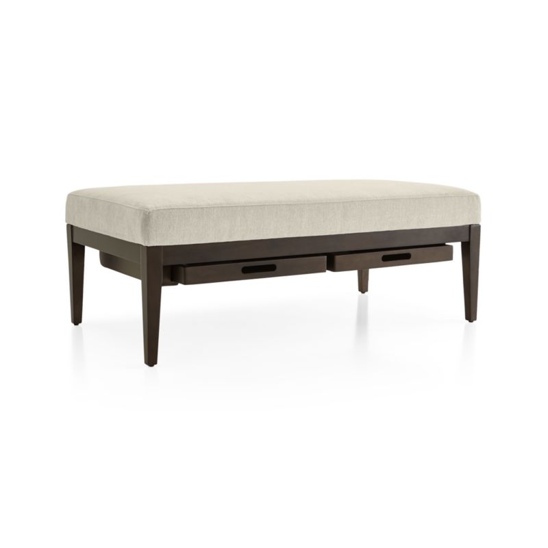 Nash Rectangular Ottoman with Tray - image 3 of 8