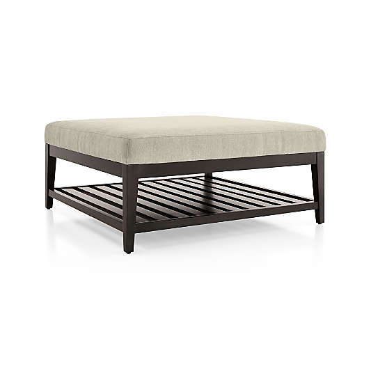 Nash Square Ottoman with Slats