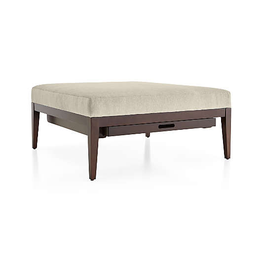 Nash Square Ottoman with Tray