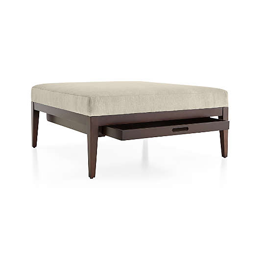 Nash Square Ottoman with Tray