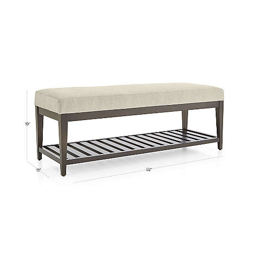 Nash Small Bench with Slats