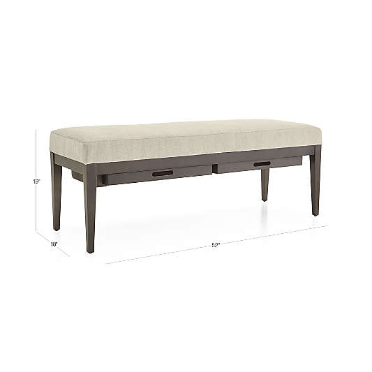 Nash Small Bench with Tray