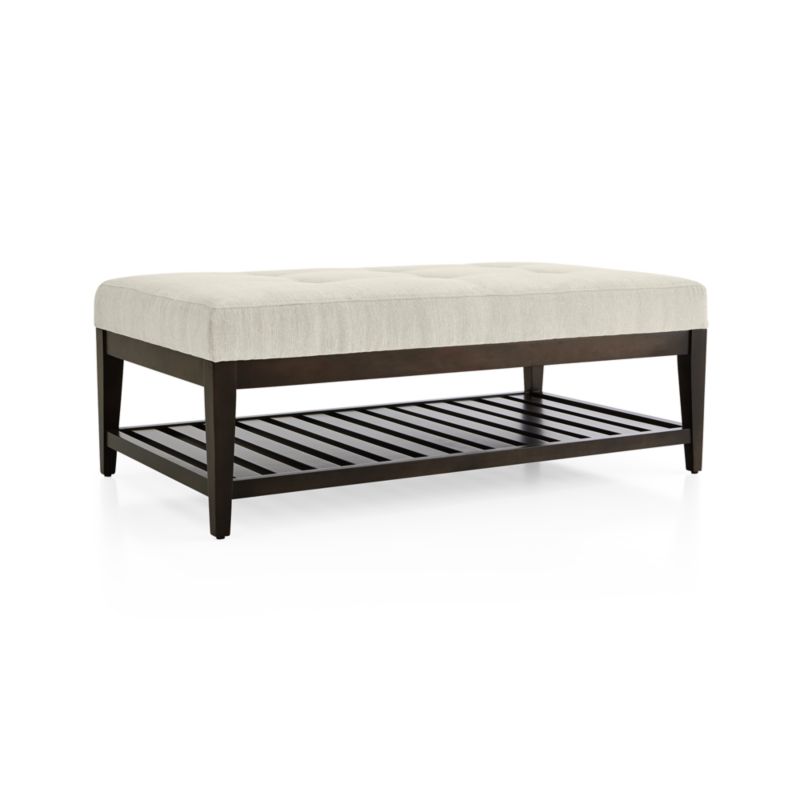 Nash Rectangular Tufted Ottoman with Slats - image 3 of 5