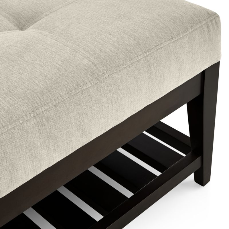 Nash Rectangular Tufted Ottoman with Slats - image 4 of 5