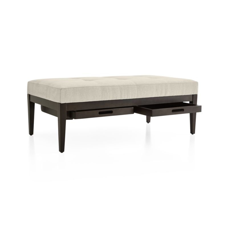 Nash Rectangular Tufted Ottoman with Tray - image 4 of 8