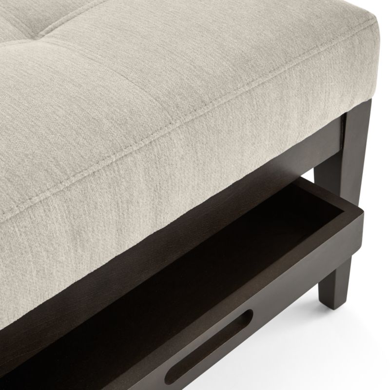 Nash Rectangular Tufted Ottoman with Tray - image 6 of 8