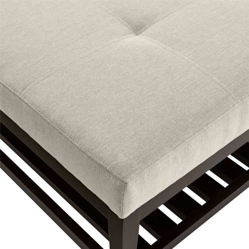 Nash Square Tufted Ottoman with Slats - image 5 of 6