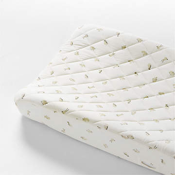 Birdie Blossoms Organic Cotton Baby Changing Pad Cover