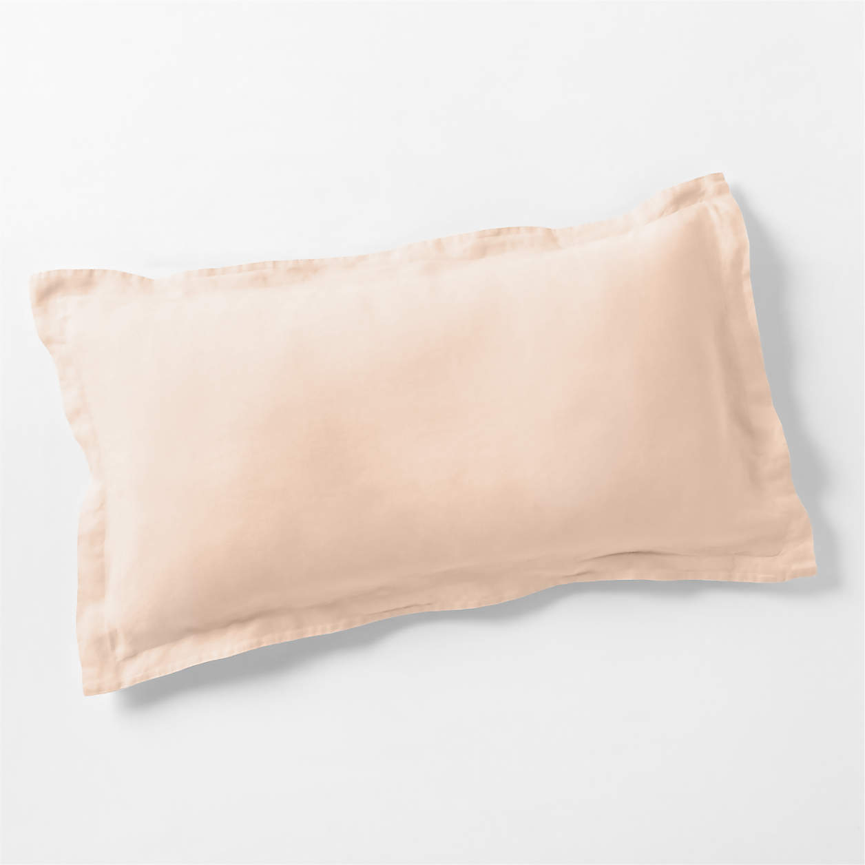 Natural Hemp Fiber Elegant Pink KingSize Pillow Sham + Reviews Crate & Barrel