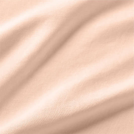 Aire Natural Hemp Elegant Pink King Pillowcases, Set of 2