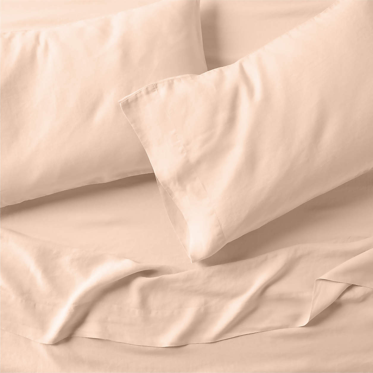 New Natural Hemp Elegant Pink Bed Sheet Sets