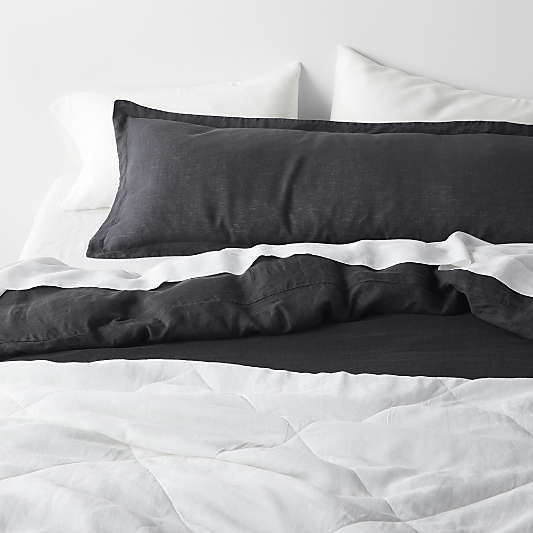 EUROPEAN FLAX ™-Certified Linen Crisp White King Quilt