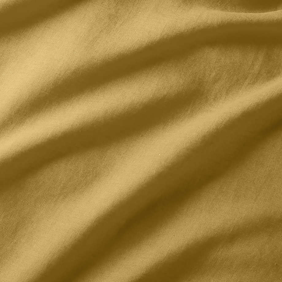 Natural Hemp Fiber Savannah Yellow Full/Queen Size Duvet Cover