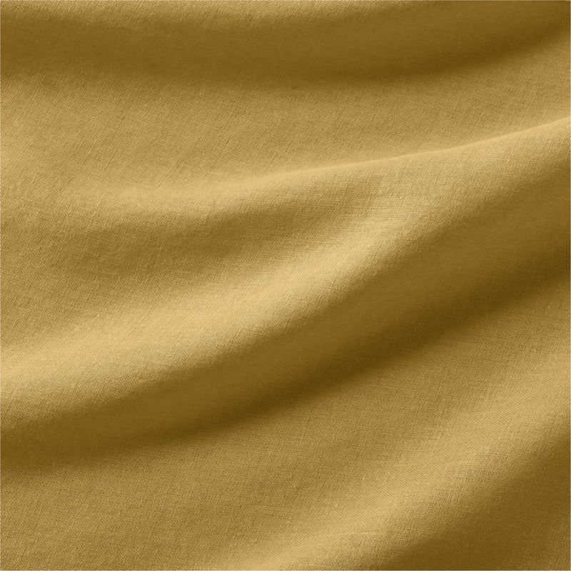 New Natural Hemp Savannah Yellow King Bed Pillow Sham - image 5 of 5