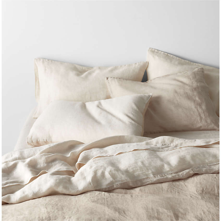 Ivory pillow outlet shams