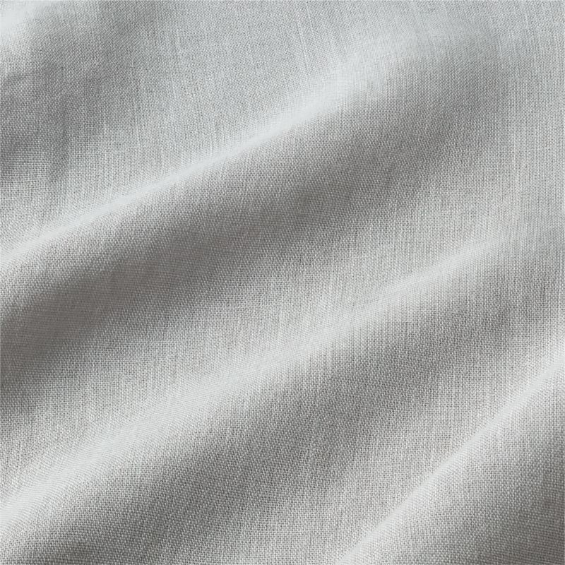 Pewter Grey Natural Hemp Duvet Cover - image 1 of 5