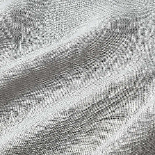 Pewter Grey Natural Hemp Euro Sham
