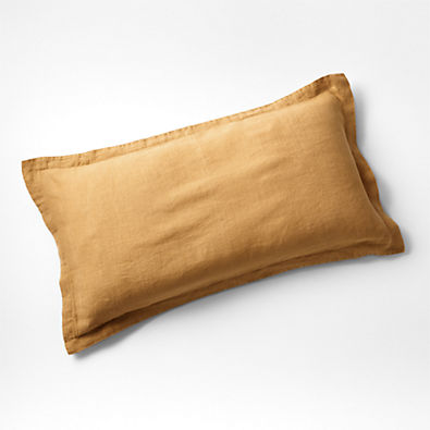 View Brulee Brown Natural Hemp King Sham details