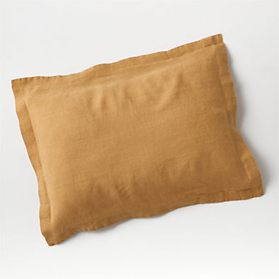 View Brulee Brown Natural Hemp Standard Sham details