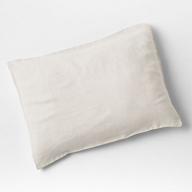 View Aire Natural Hemp Ivory Grid Standard Bed Pillow Sham details