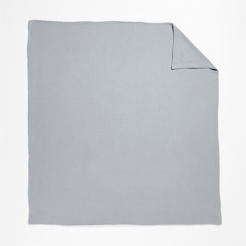 New Natural Hemp Smoke Blue King Duvet Cover - image 5 of 6