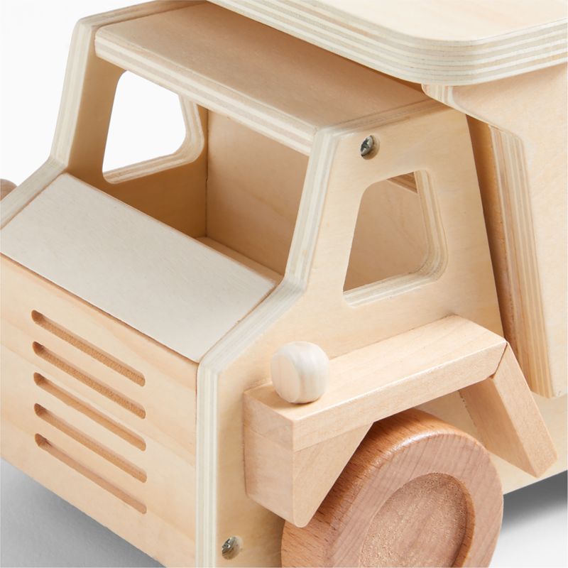 Natural Wood Kids Dump Truck - image 8 of 8