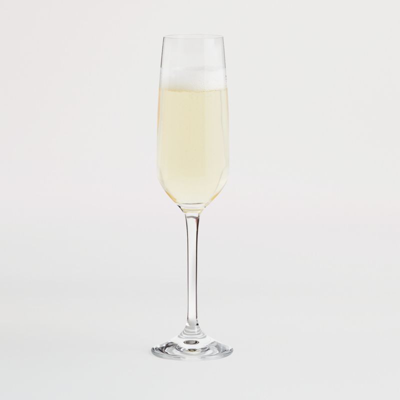 Aspen Champagne Glass Flute + Reviews | Crate & Barrel