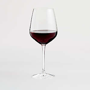 Smokey Modern Cut - Slanted Red Wine Glass