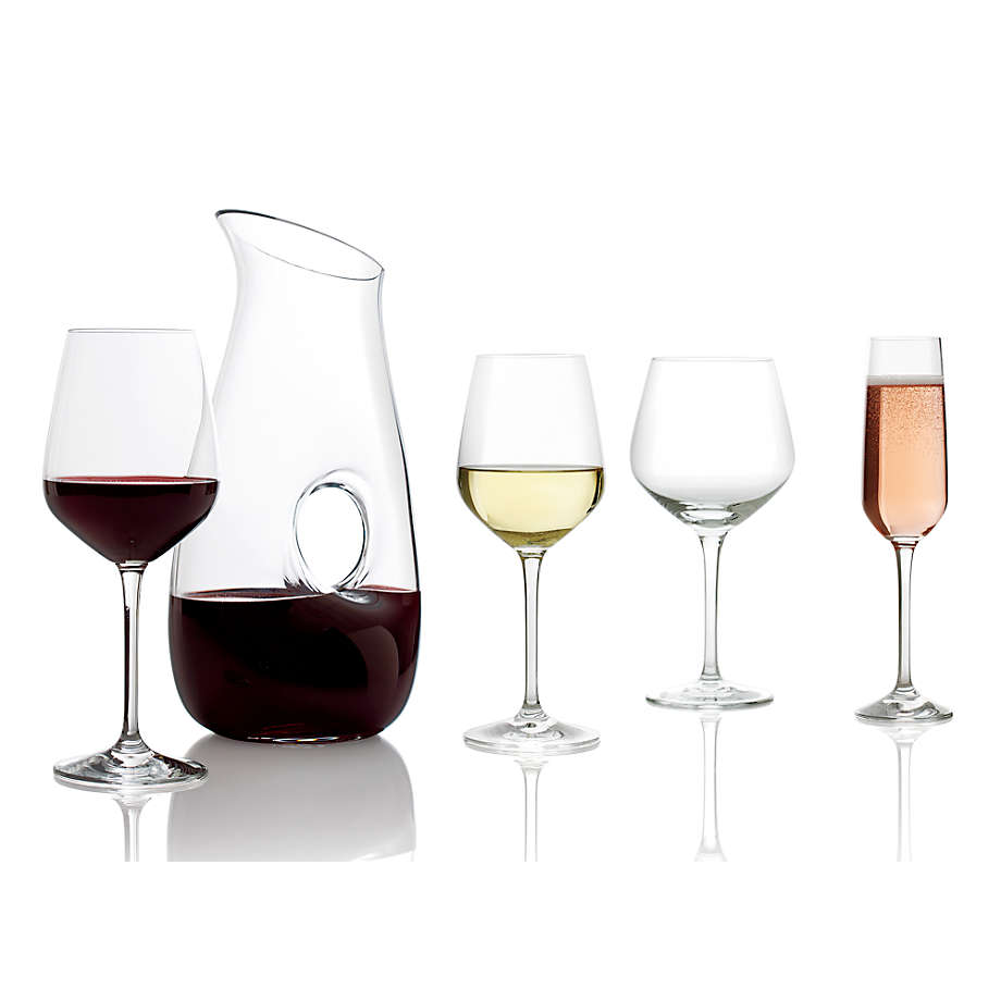 Nattie Red Wine Glasses, Set of 8 + Reviews